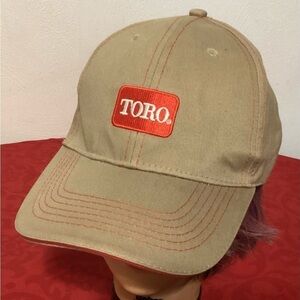 TORO Landscape Equipment Ball Cap Tan Logo Hat Western PA Lawn Mowing Mower New!